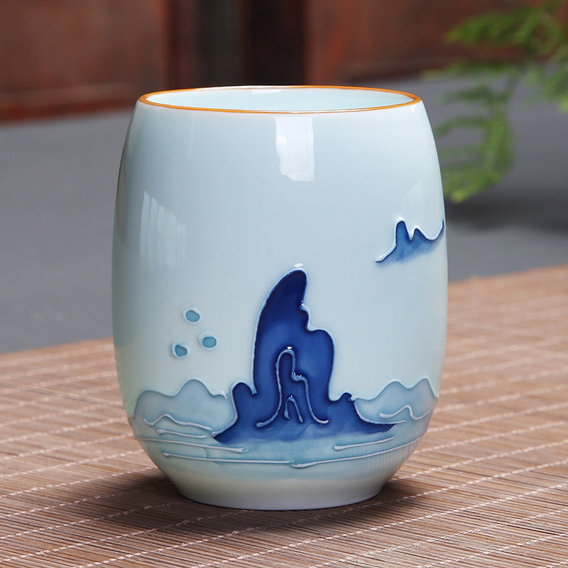 Ceramic Spiritual Teacup 180ml for Zen Meditation Rituals