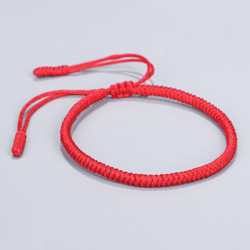 3Pcs Tibetan King Kong Knot Red String Protection Bracelet