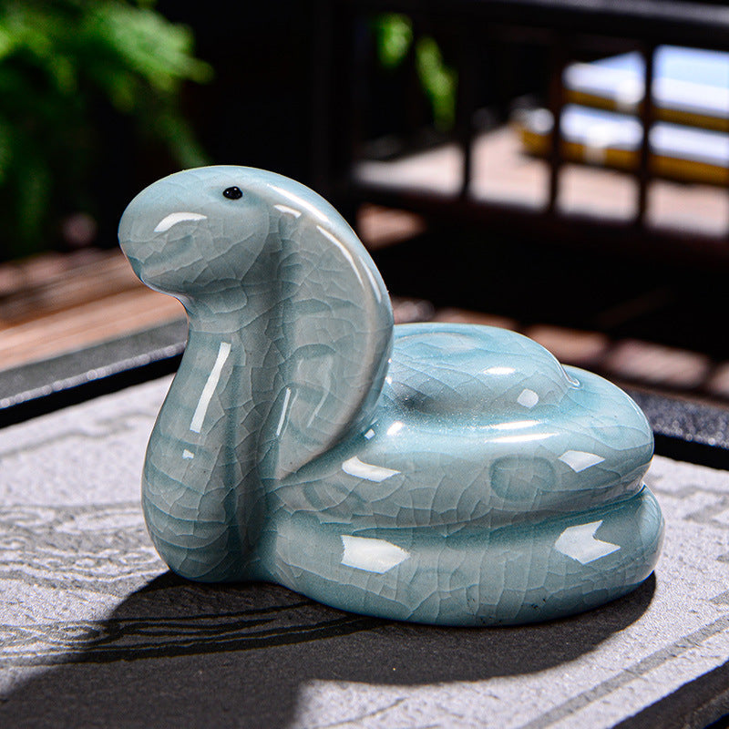 Chinese Zodiac Ceramic Tea Pet for Wealth & Prosperity