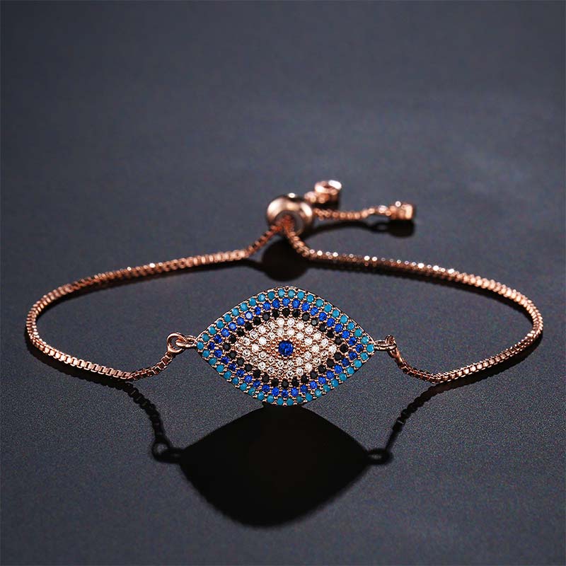 Copper Evil Eye Protection Bracelet | Adjustable Healing