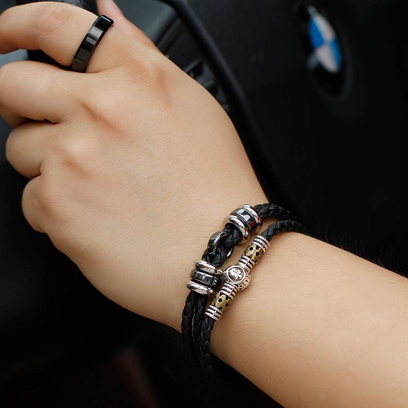 Hematite 12 Zodiac Constellations Protection Bracelet Unisex