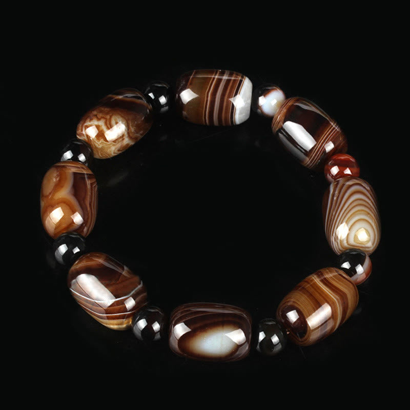 Sardonyx Spiritual Bracelet for Courage & Happiness Unisex