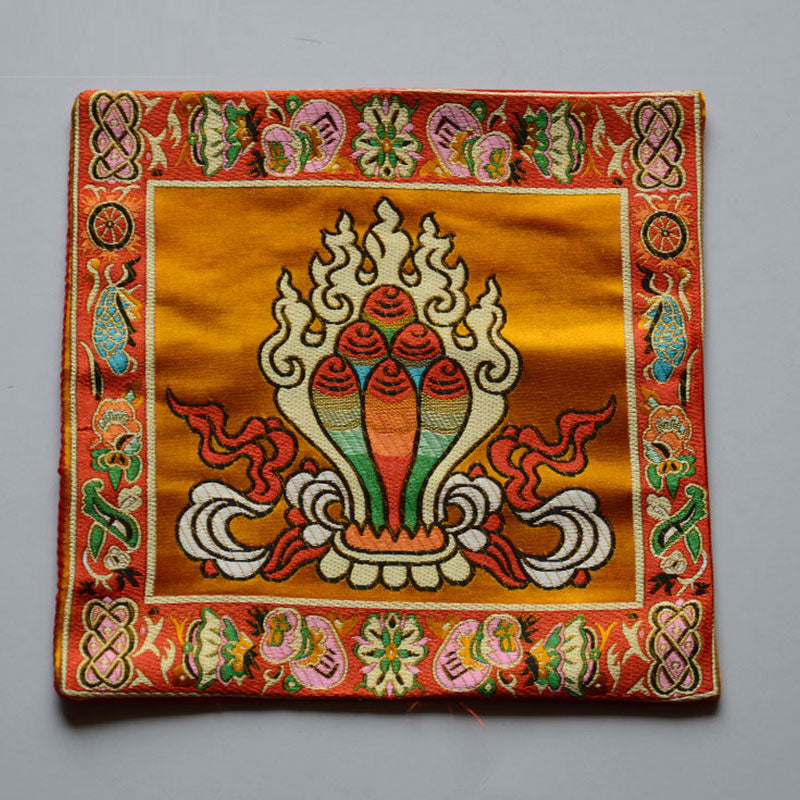 Prayer Altar Mat with Vajra | Tibetan Meditation Supplies