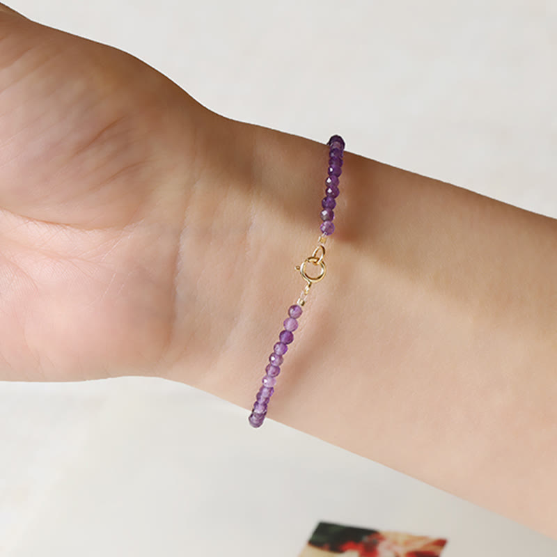 3mm Amethyst Spiritual Awareness Bracelet
