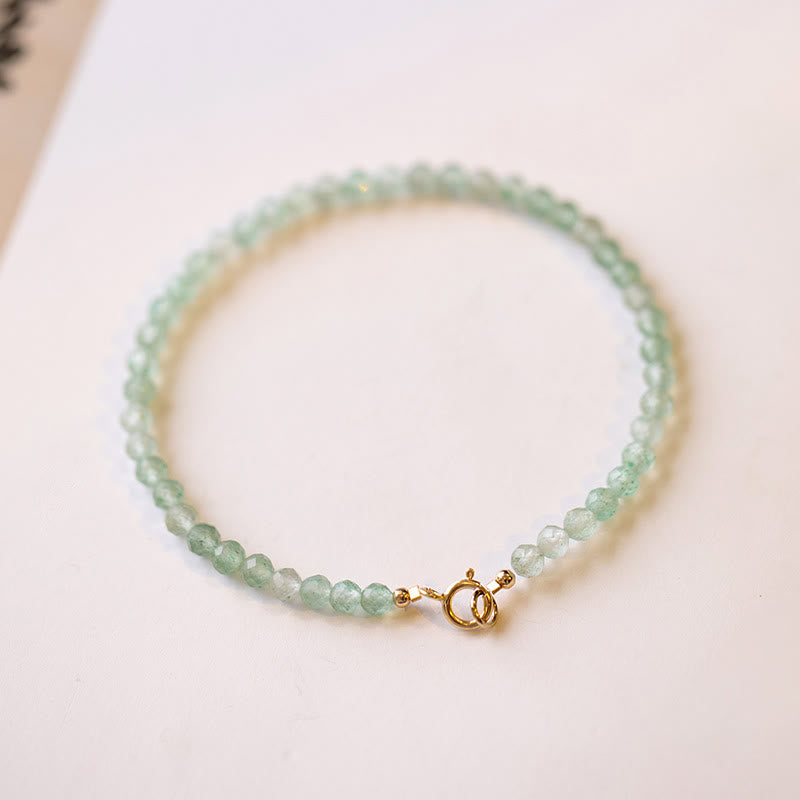 3mm Green Aventurine Ultra-Thin Beads Bracelet