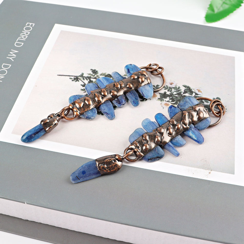 4.2 inch Blue Kyanite Pendant for Spiritual Protection