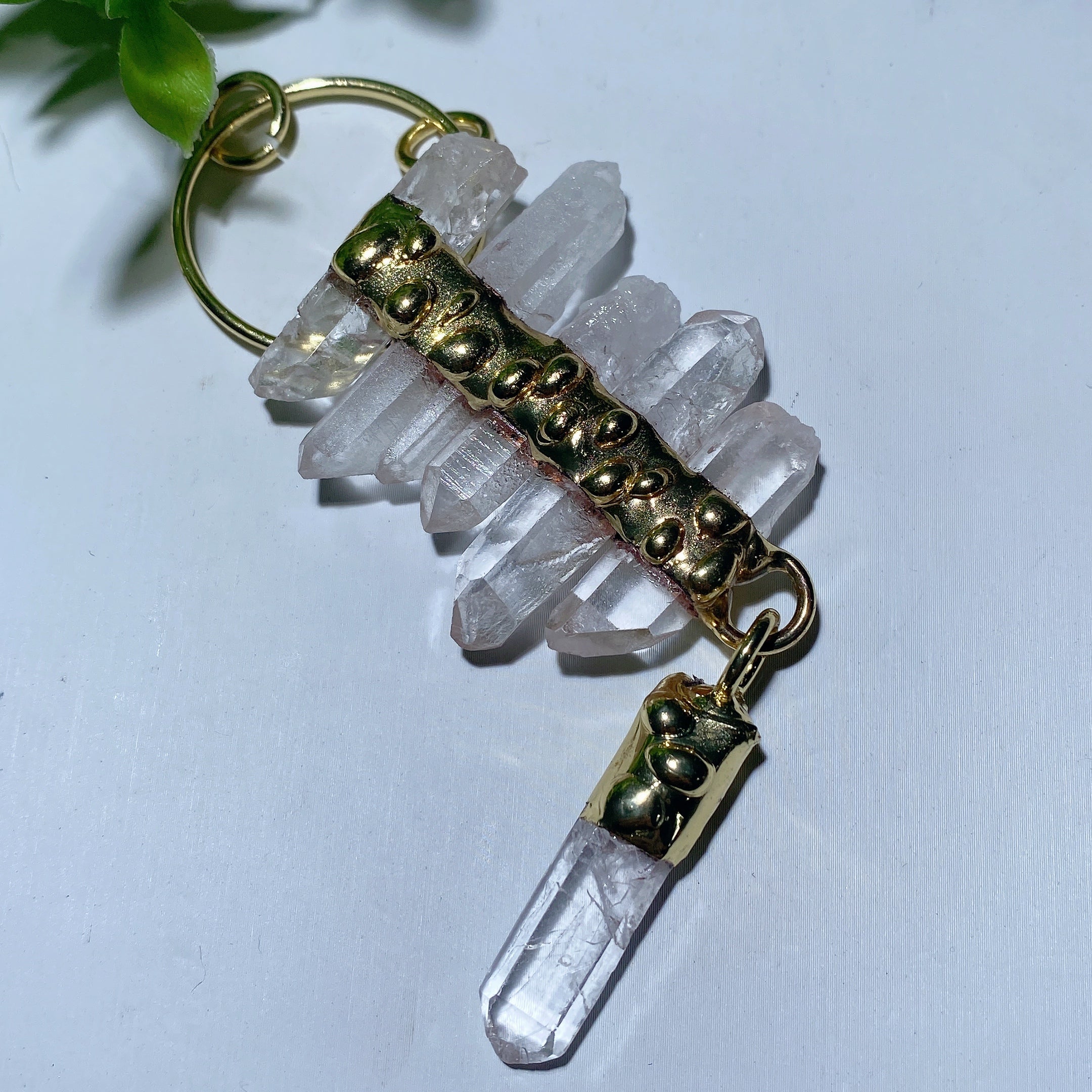 4.2 inch Clear Quartz Pendant for Healing & Energy Amplification