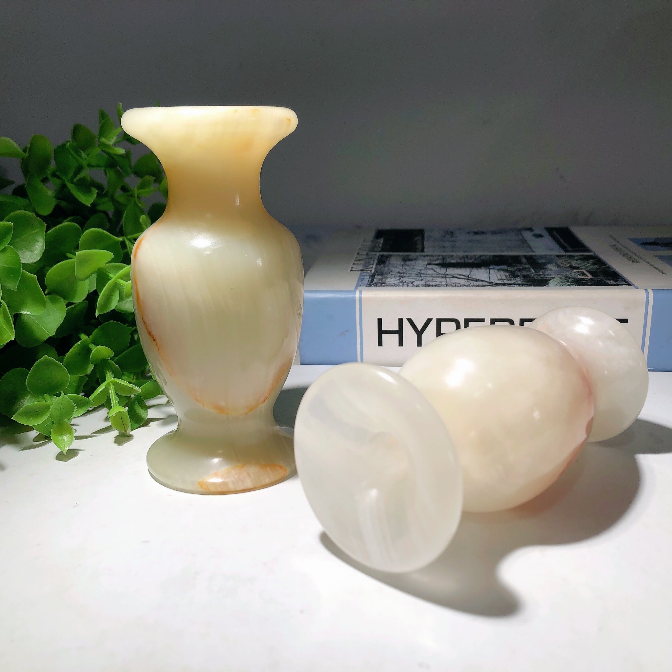 4.5 inch Afghan Jade Healing Vase Crystal Sculpture