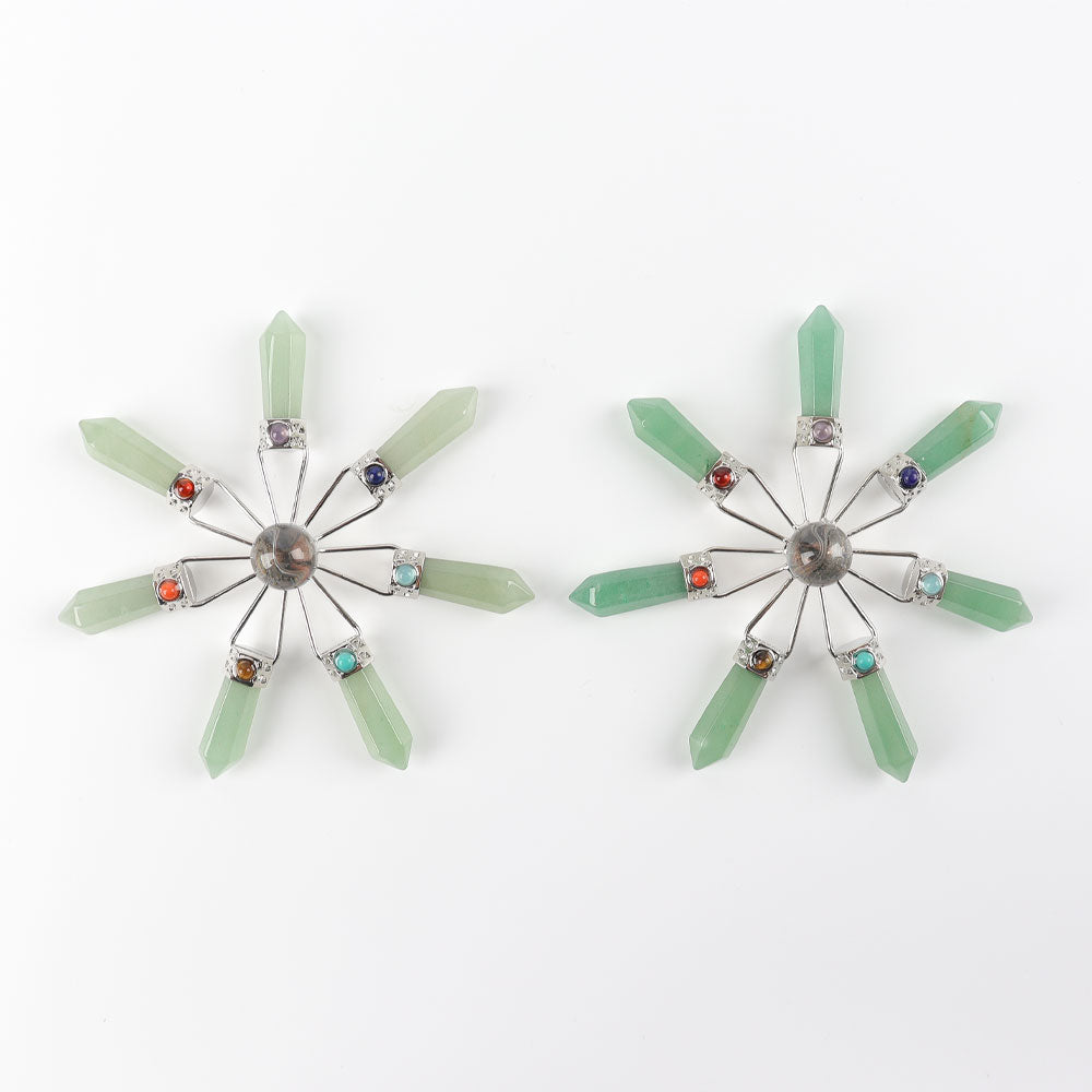 4.6 inch Green Aventurine Chakra Crystal Generator