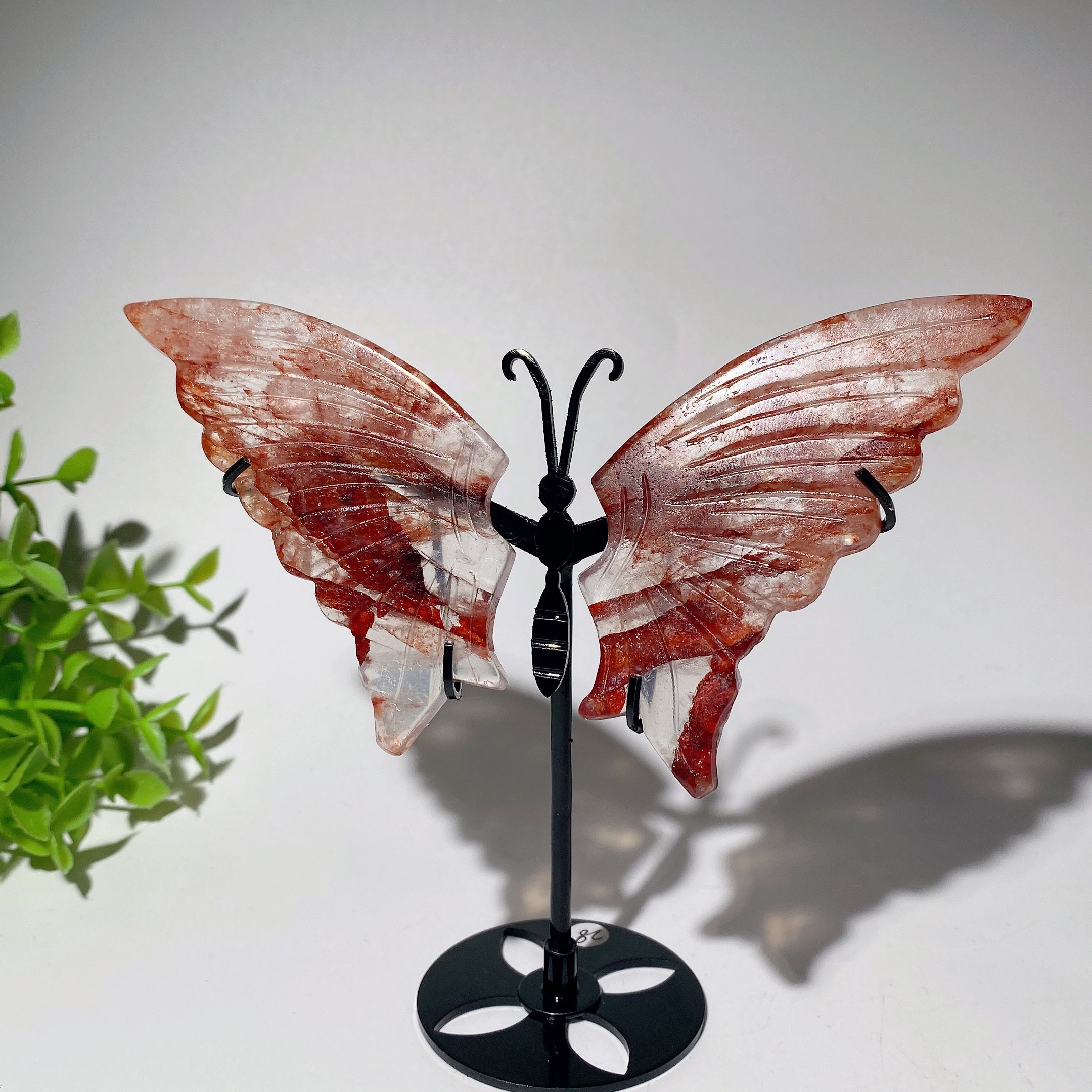 4 to 6 Inch Mixed Crystal Butterfly Wings Figurines for Spiritual Healing