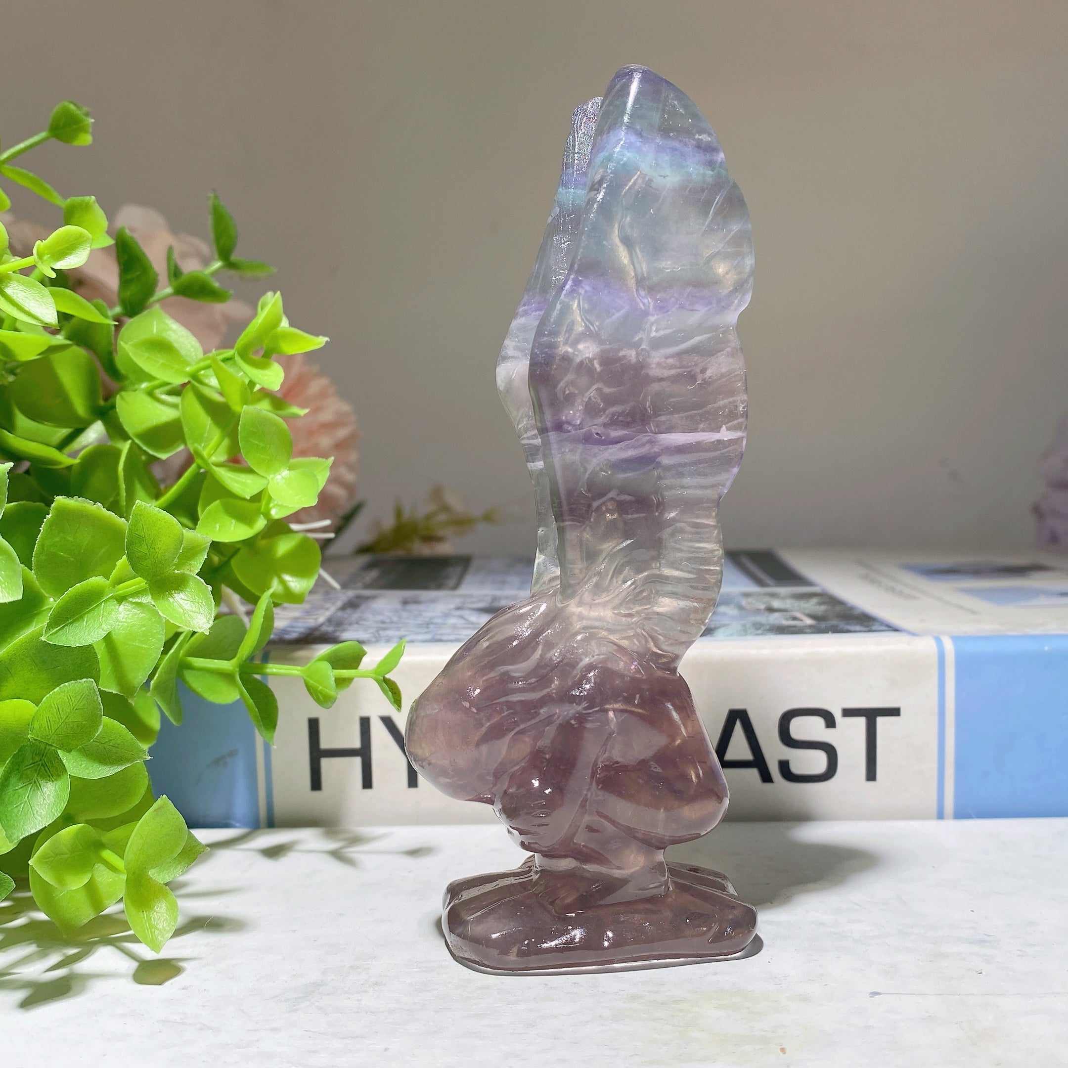 4.7 inch Mixed Crystal Fairy Carvings for Healing Energy