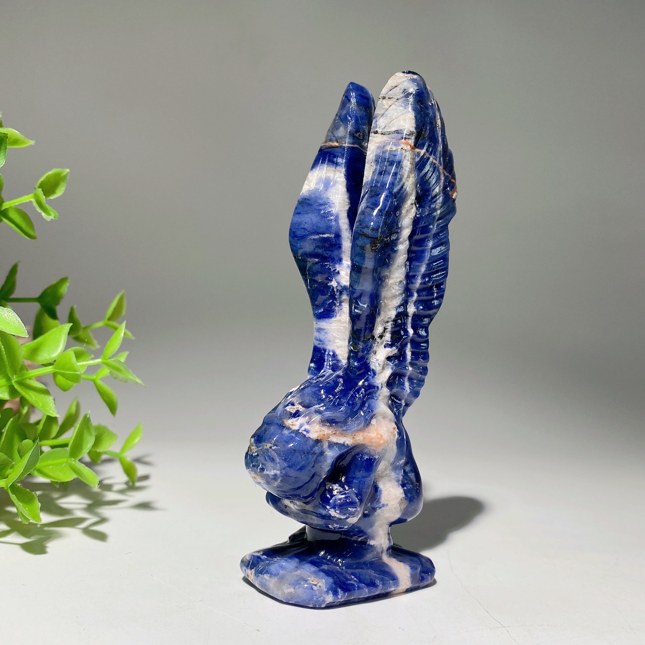 4.7 inch Mixed Crystal Healing Fairy Figurine Carving