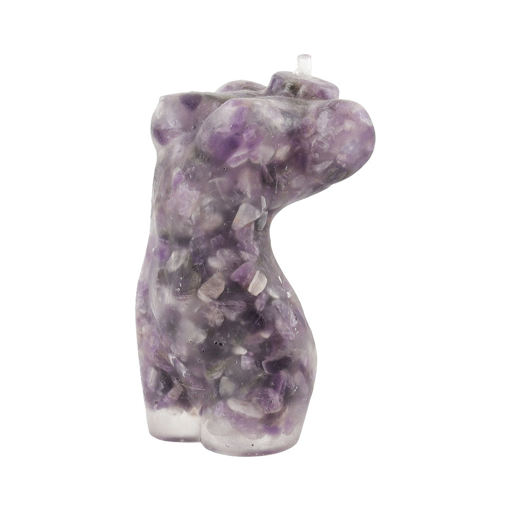 4-Inch Amethyst Crystal Resin Model for Home Decor
