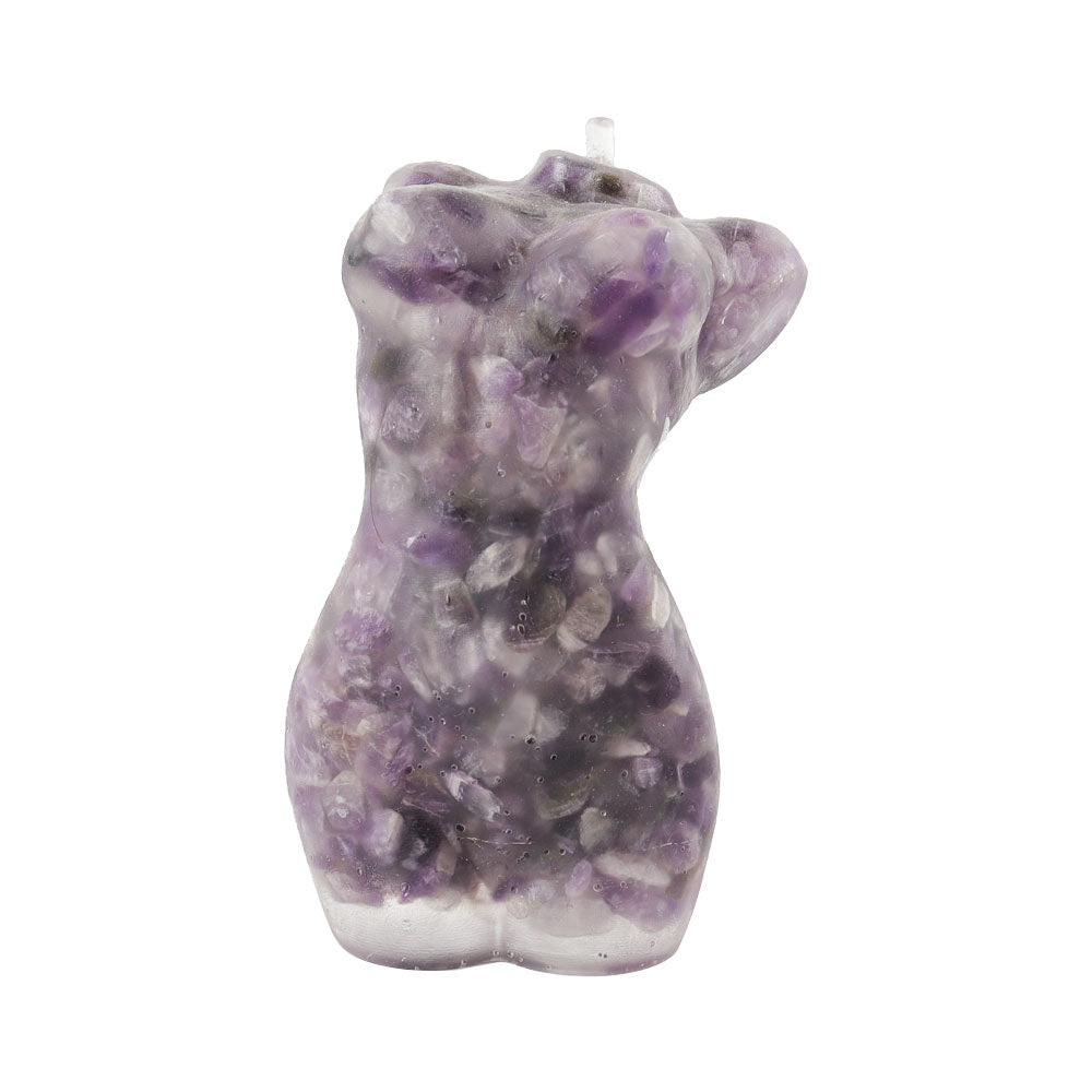 4-Inch Amethyst Crystal Resin Model for Home Decor