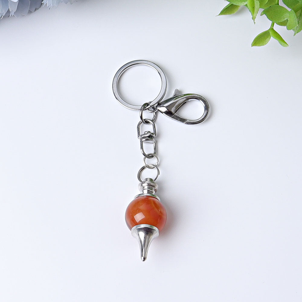 4-Inch Crystal Key Chain for Energy Cleansing Decor