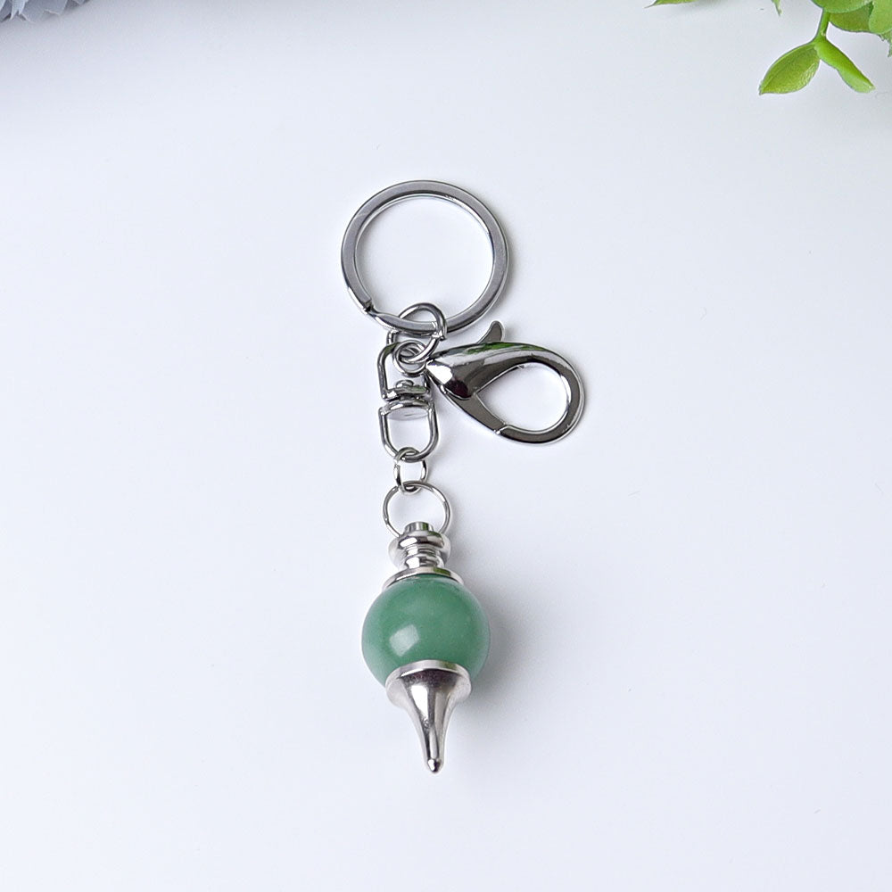 4-Inch Crystal Key Chain for Energy Cleansing Decor