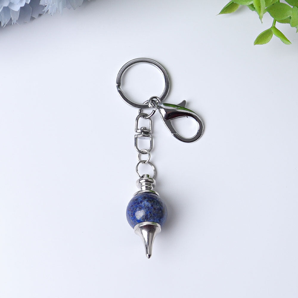 4-Inch Crystal Key Chain for Energy Cleansing Decor