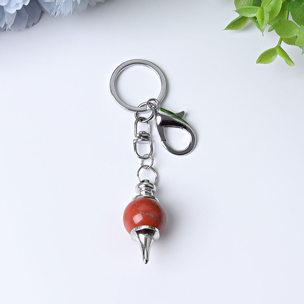 4-Inch Crystal Key Chain for Energy Cleansing Decor