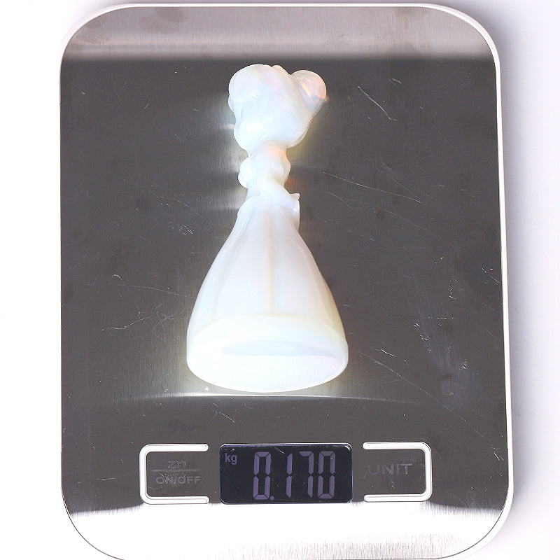 4-Inch Opalite Princess Crystal Figurine for Decoration