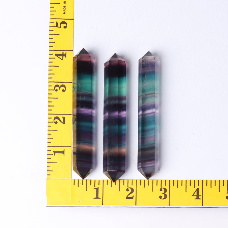 4 Inch Rainbow Fluorite Crystal Tower for Healing Energy