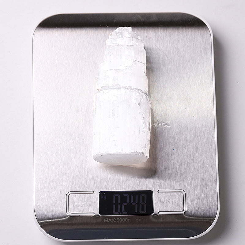 4 inch Selenite Crystal Tower for Meditation & Healing
