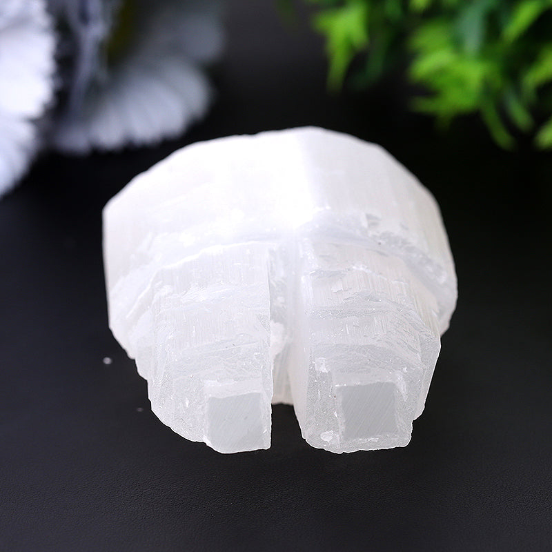 4-inch Selenite Double Twin Crystal Tower for Meditation