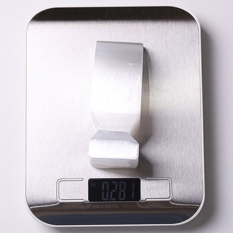 4 Inch Selenite Obelisk Crystal Point for Meditation