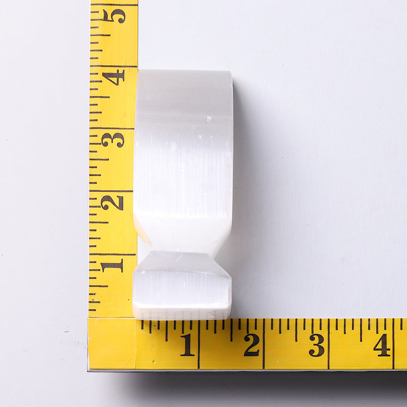 4 Inch Selenite Obelisk Crystal Point for Meditation