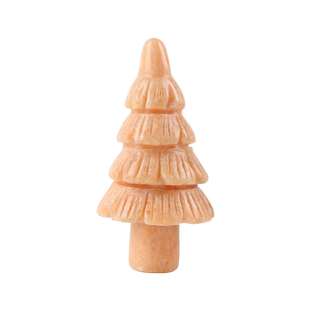 4-inch Yellow Jade Crystal Tree for Home Decor