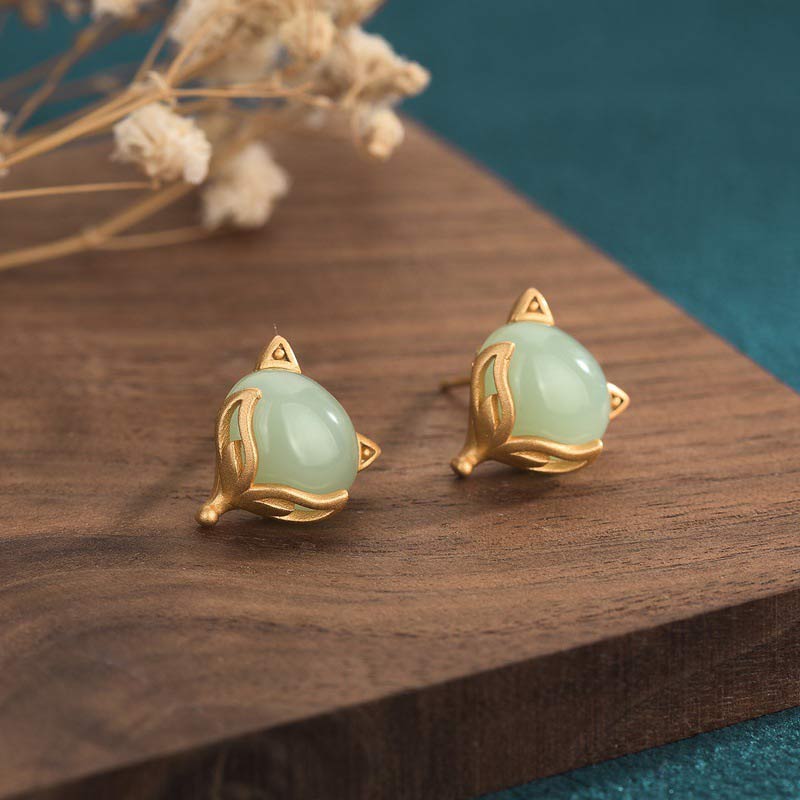 Jade Luck Earrings for Prosperity & Abundance | Healing Sounds