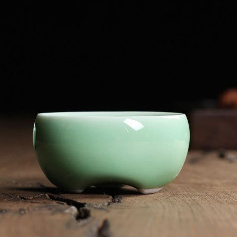 Colorful Koi Fish Ceramic Teacup 60ml | Zen Decor