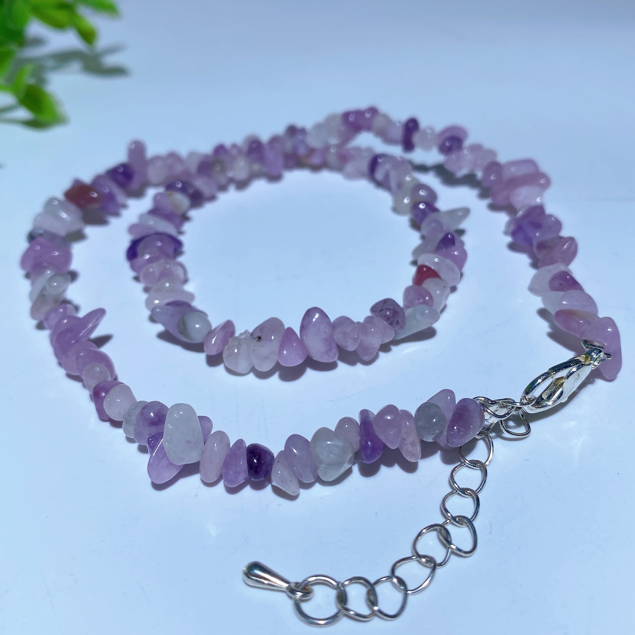 40cm Mixed Crystal Chips Spiritual Healing Necklace