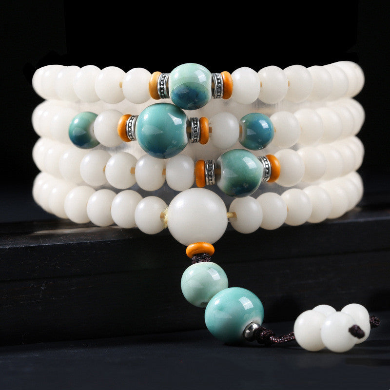 Adjustable Bodhi Seed Bracelet for Wisdom and Meditation