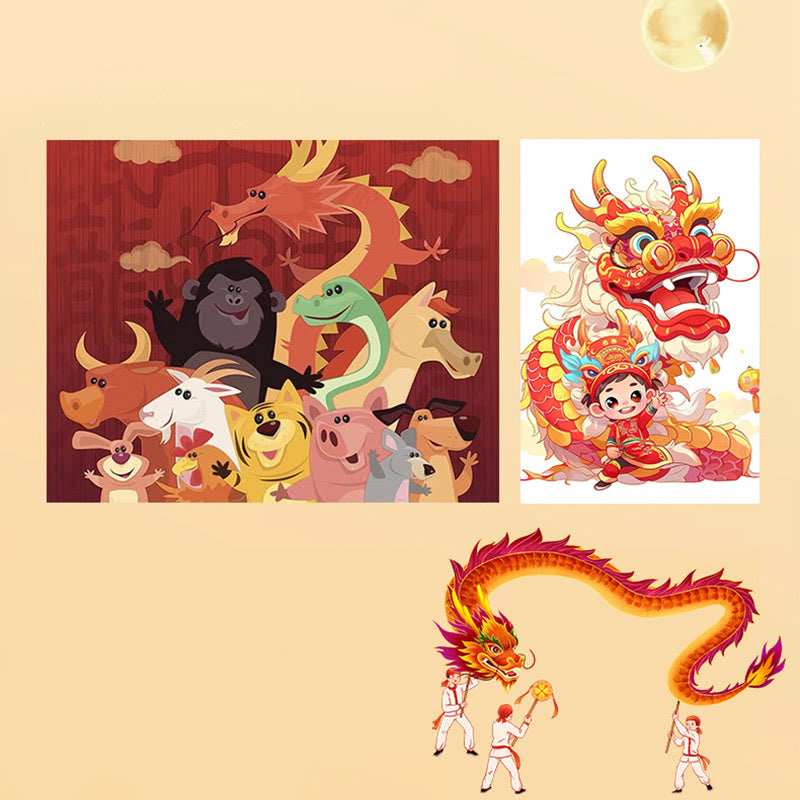 925 Sterling Silver Dragon Dumpling Attract Fortune Braided Bracelet