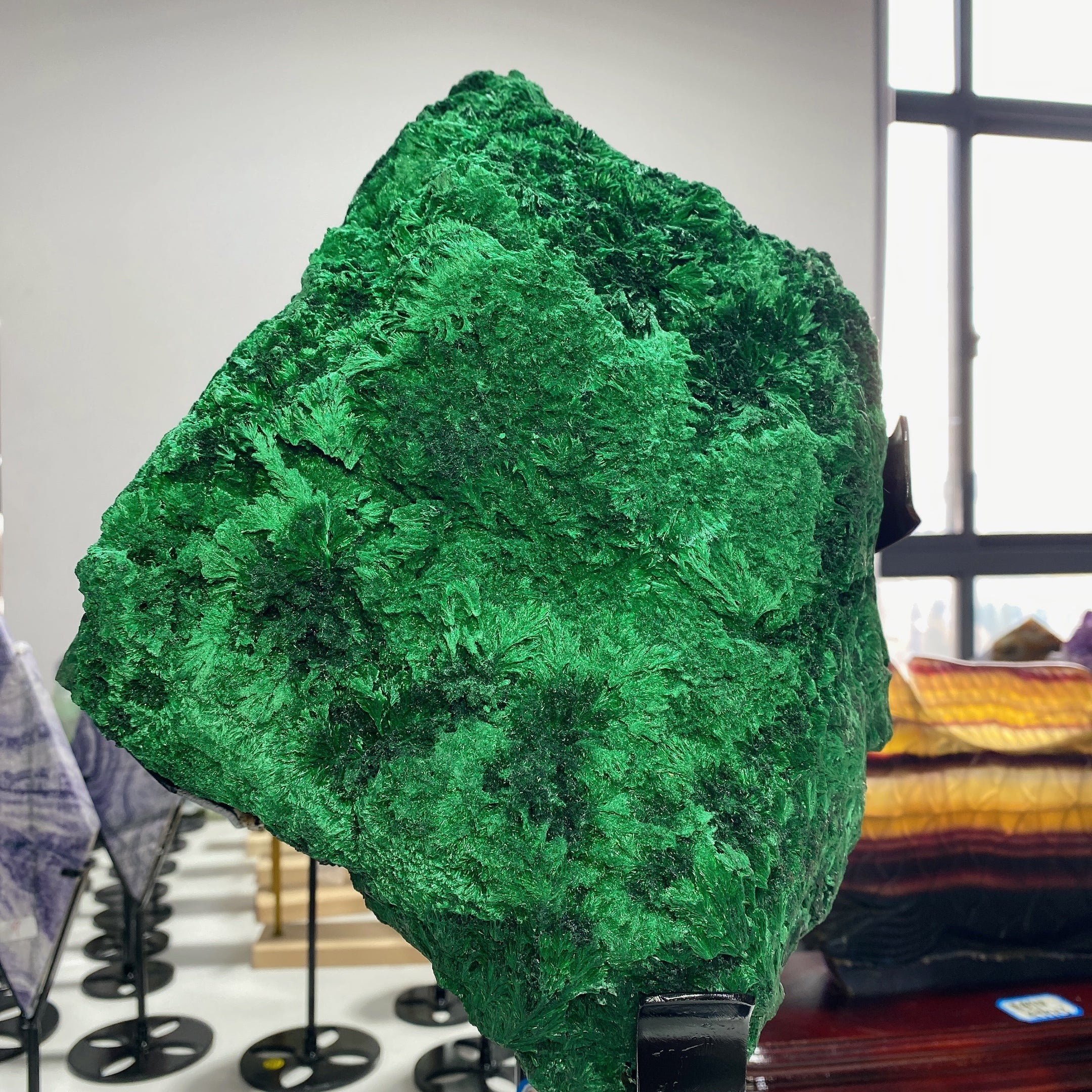 42cm Large Raw Malachite Crystal Specimen for Healing