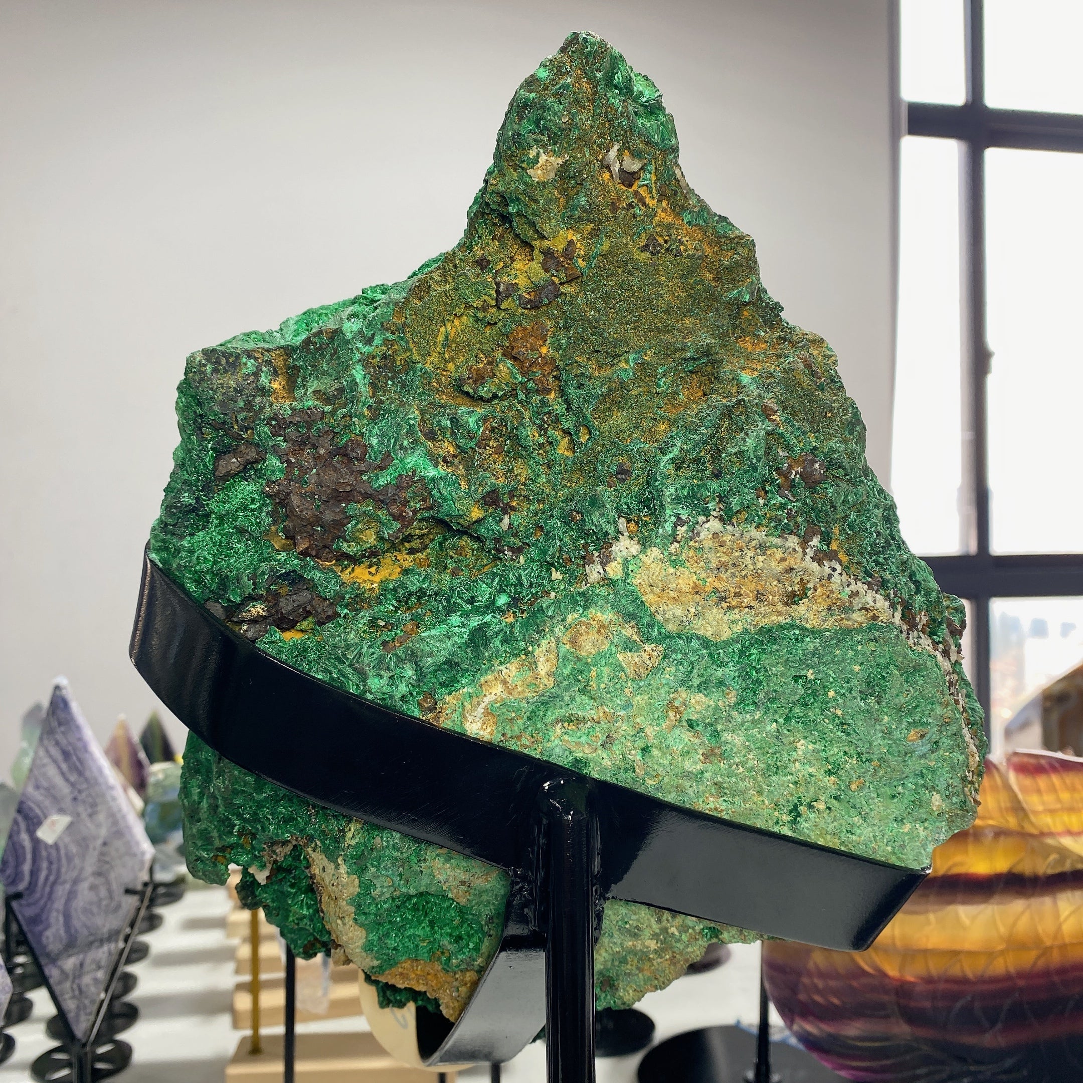 42cm Large Raw Malachite Crystal Specimen for Healing