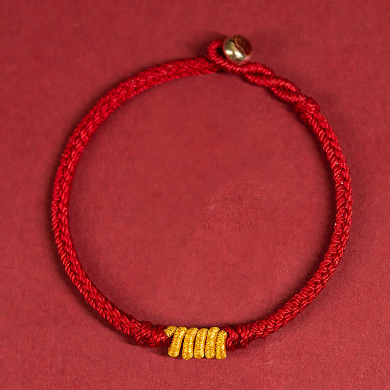 Red String Protection Bracelet with King Kong Knot for Luck