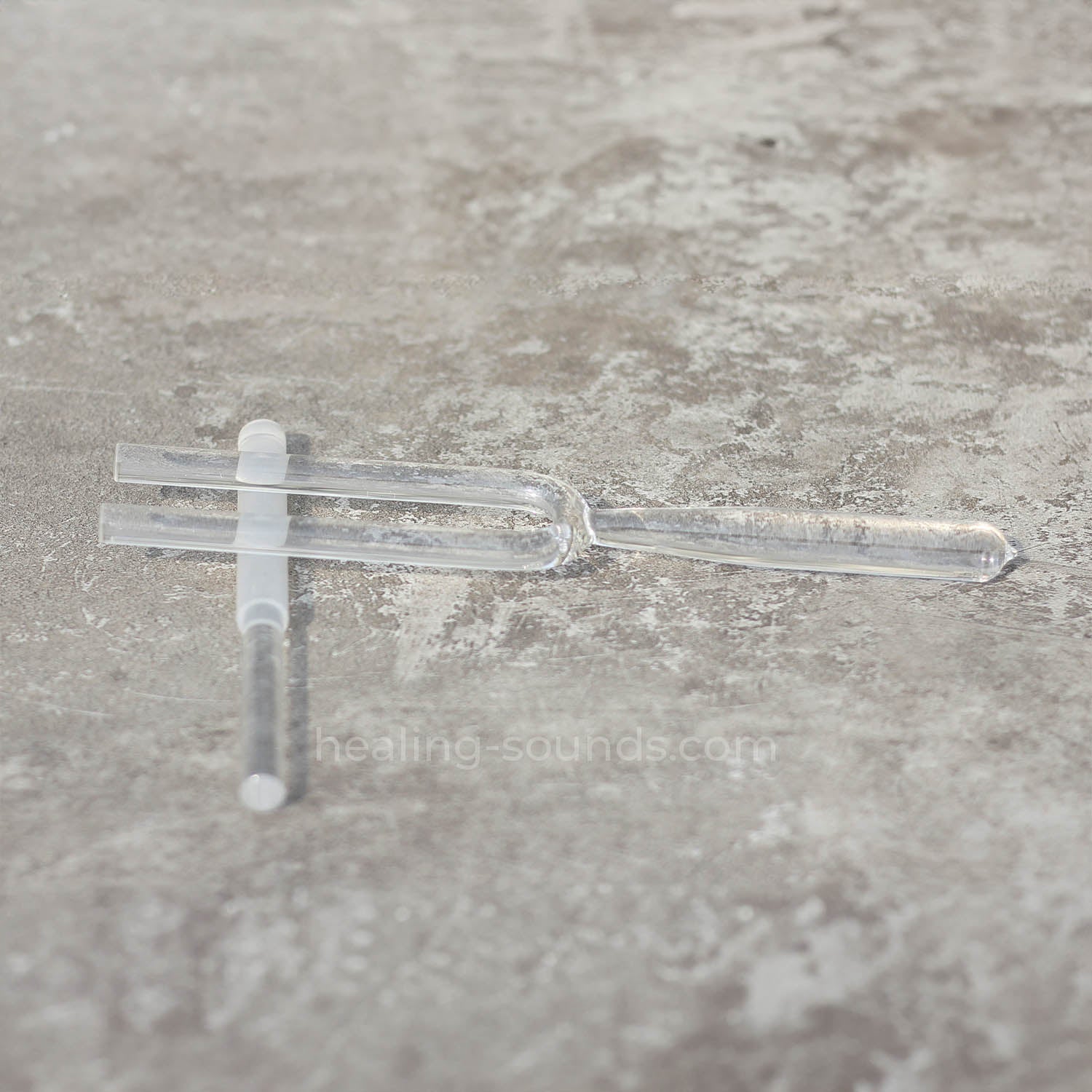 432 Hz Clear Crystal Tuning Fork Set with Box - 13pc - 10 mm