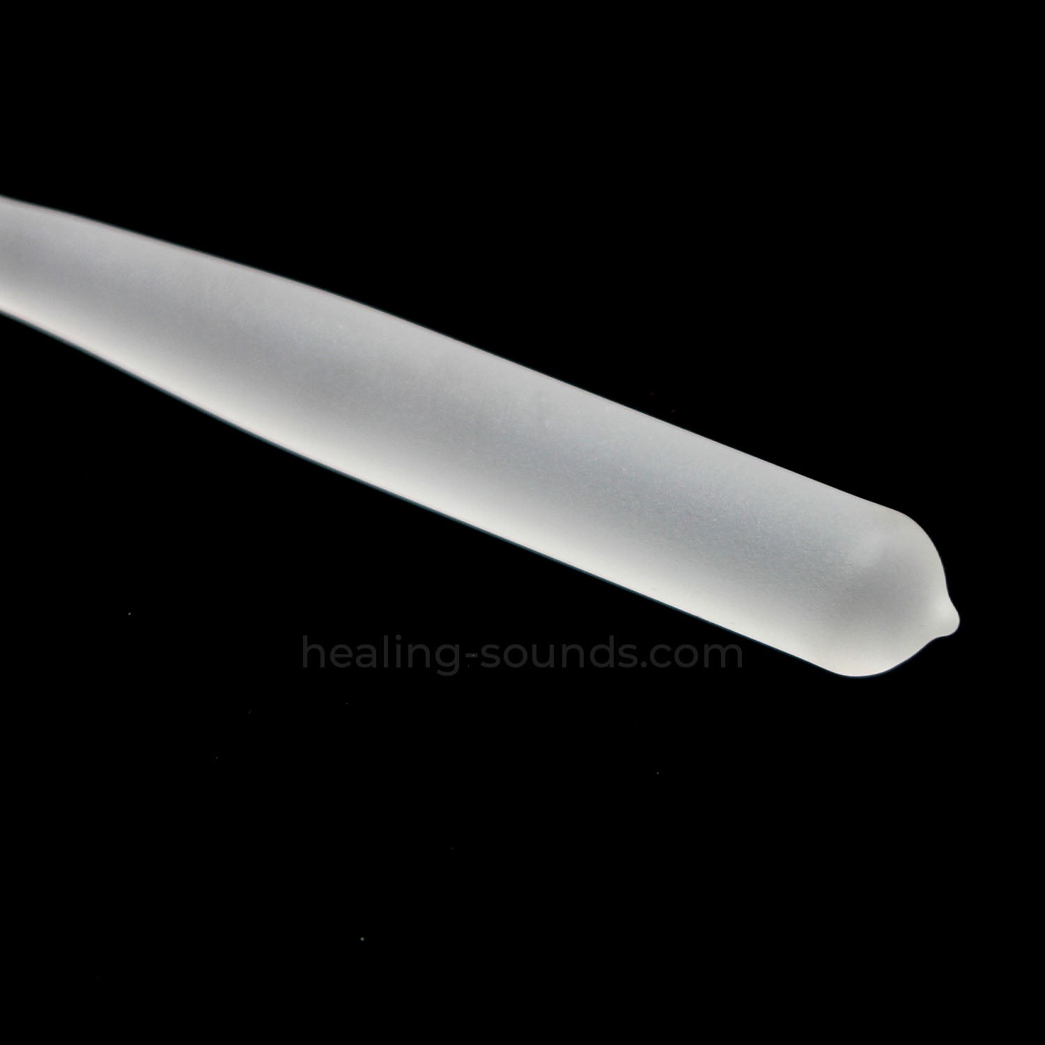 432 Hz Frosted Crystal Tuning Fork Set with Case - 8pc - 10 mm/20 mm