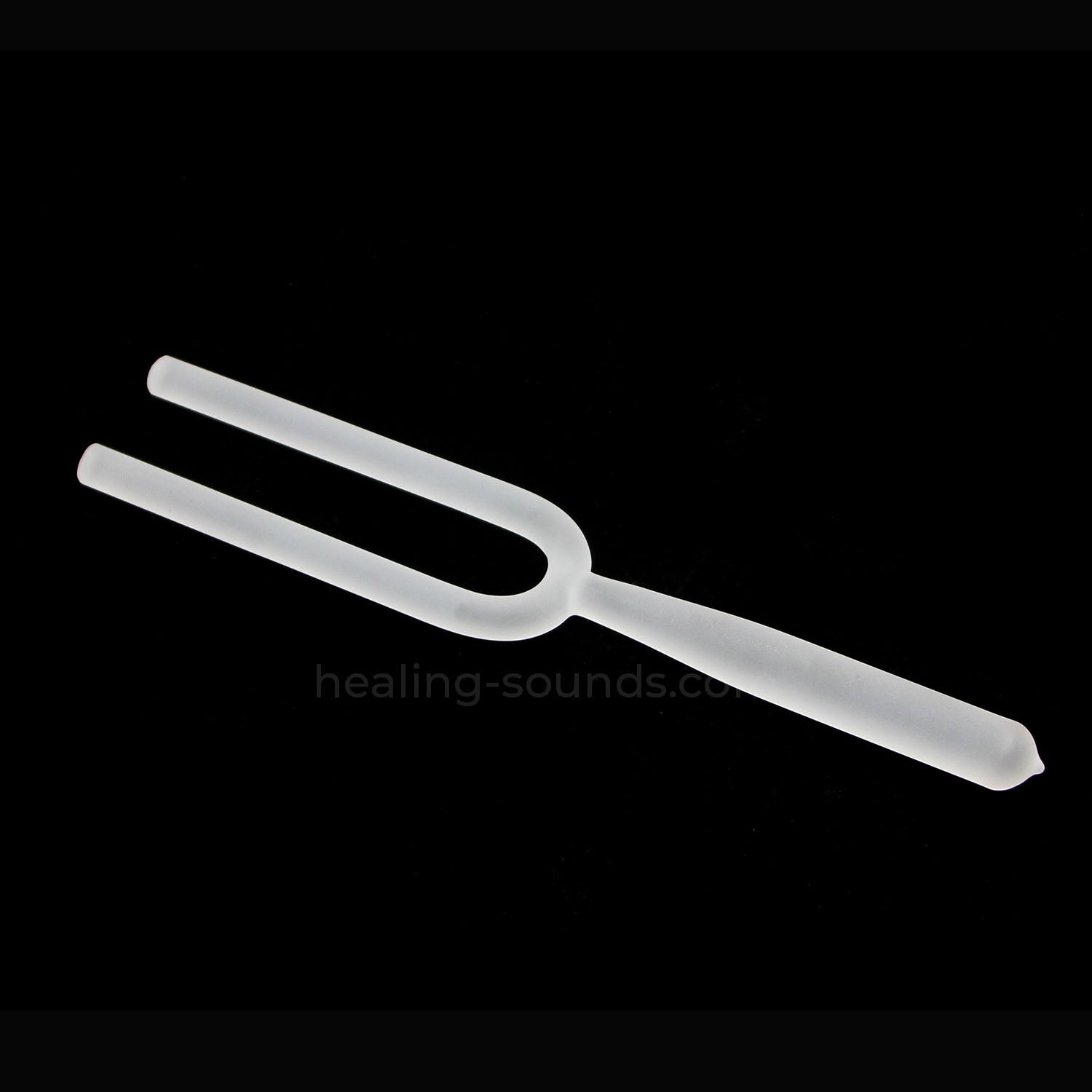 432 Hz Frosted Crystal Tuning Fork Set with Case - 8pc - 10 mm/20 mm
