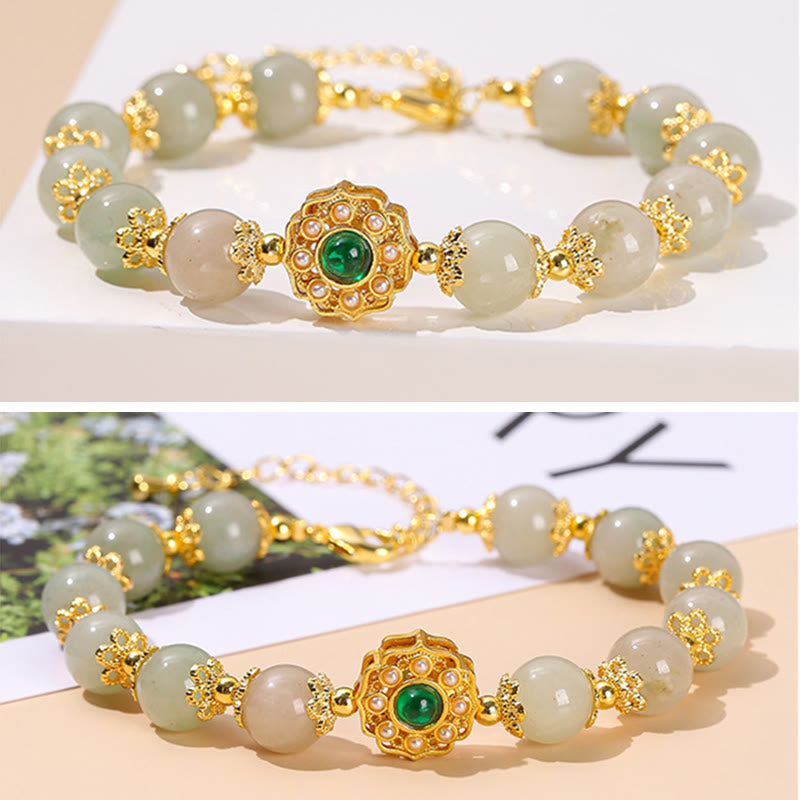 Natural Jade Prosperity Bracelet for Abundance and Luck