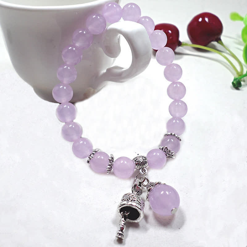 8mm Chalcedony Energy Bracelet for Spiritual Balance