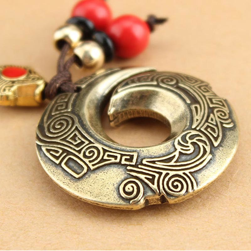 Copper Key Chain for Good Luck & Wealth | Spiritual Jewelry