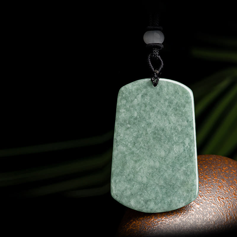 Jade Dragon Necklace for Success & Protection Pendant