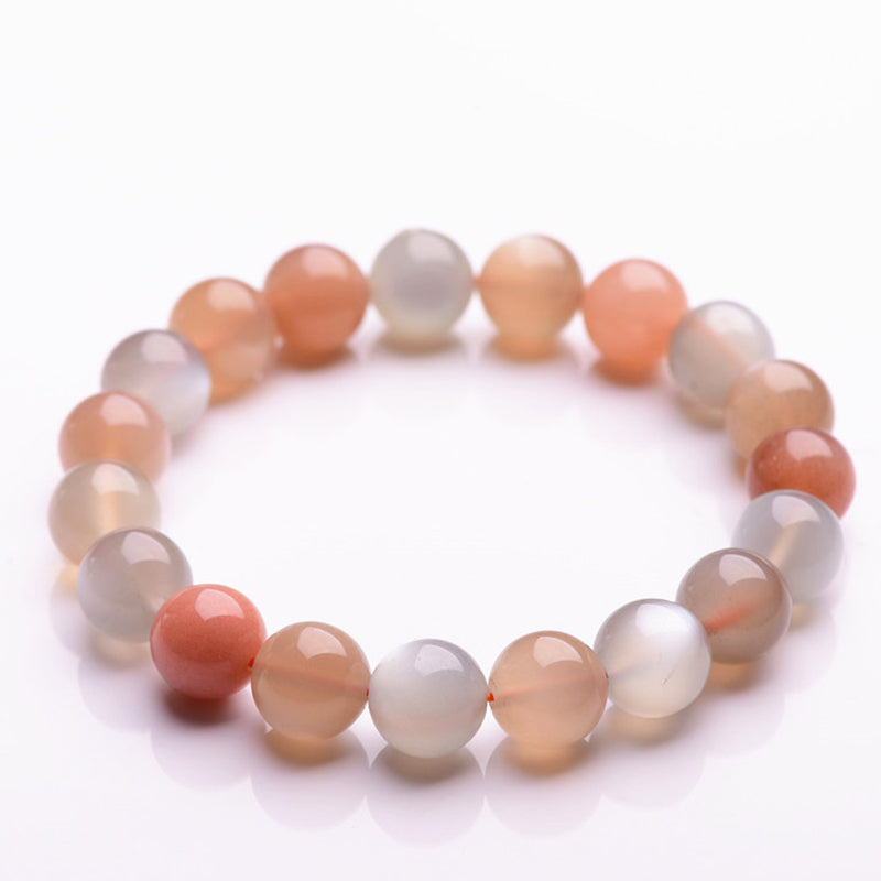 8mm Moonstone Wealth Bracelet for Positive Energy