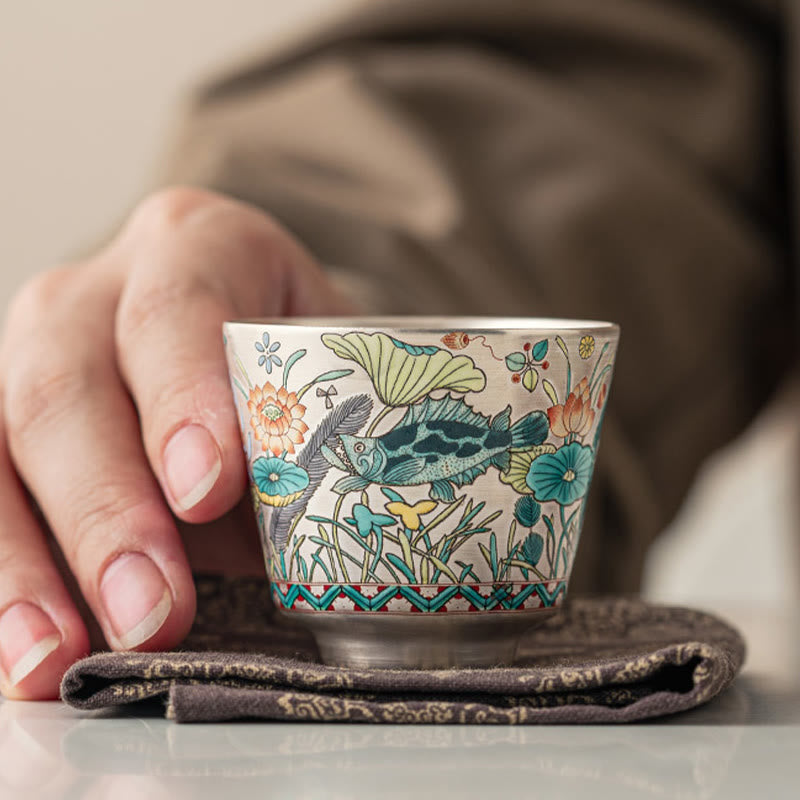 45ml Chinese Ceramic Tea Cup with Gift Box for Gongfu Ceremony