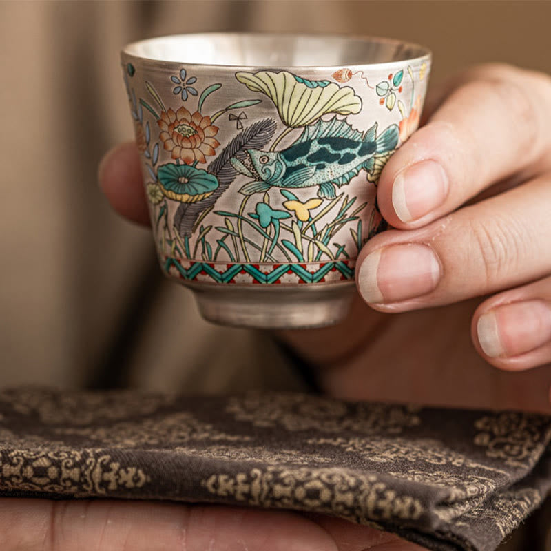 45ml Chinese Ceramic Tea Cup with Gift Box for Gongfu Ceremony