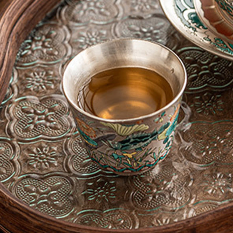 45ml Chinese Ceramic Tea Cup with Gift Box for Gongfu Ceremony