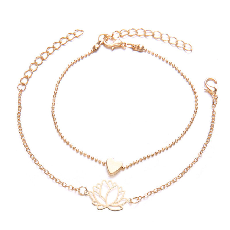 Adjustable Lotus Flower Lotus Bracelet for Enlightenment & Love