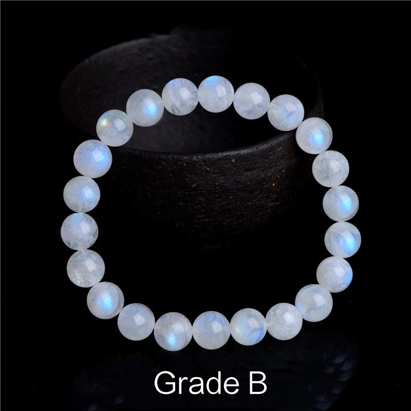Moonstone Prosperity Bracelet 6mm for Intuition & Calm